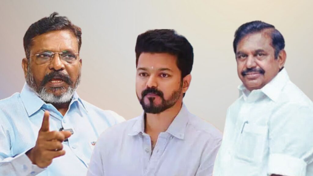 விடுதலை சிறுத்தை கட்சி தலைவர் திருமாவளவன்