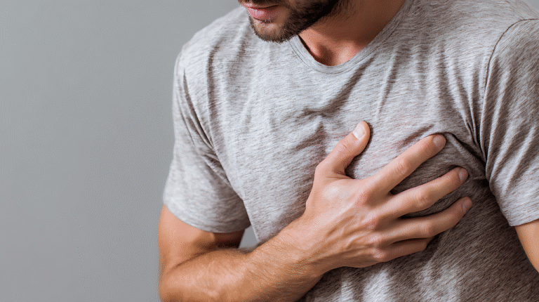 man, heart, health, attack, cardiac, pain, medicine, cardio, medical, cardiology, heartbeat, chest, ai generated